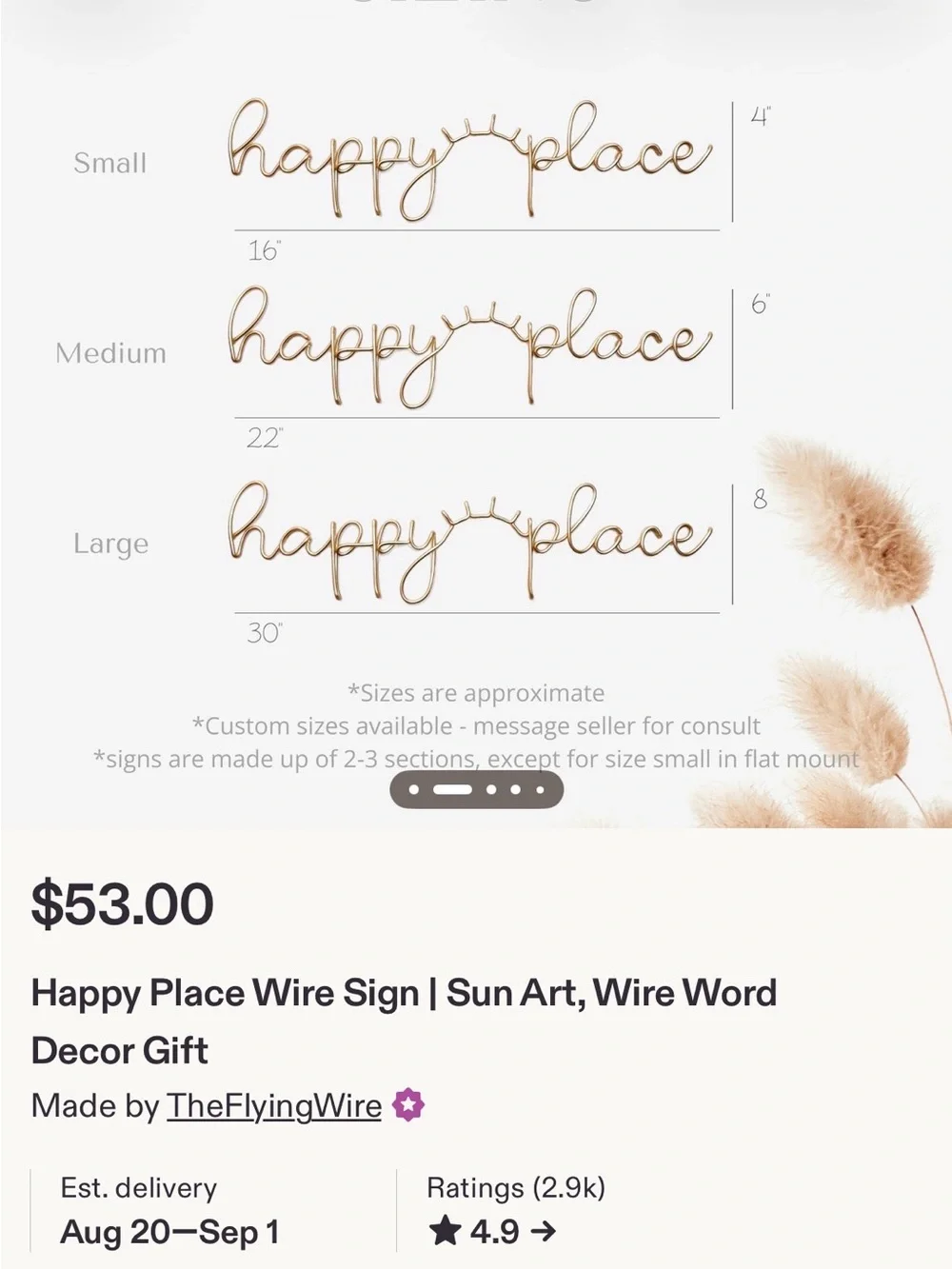 Crate & Barrel Sun Happy Place Metal Wall Decor